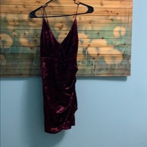 Sexy velvet Mini-Dress